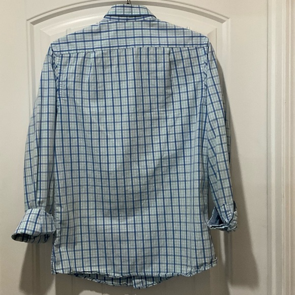 IZOD Mens Button Down Plaid Shirt (Size S/P - Picture 3 of 4